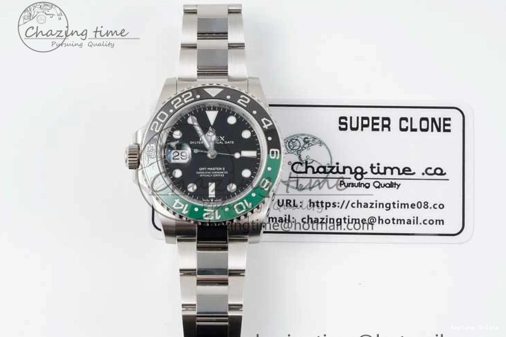 0409 HighQuality GMT Master II 126720 VTNR 904L SS Clean Factory 1:1 Best Edition on Oyster Bracelet VR3186 CHS 2375
